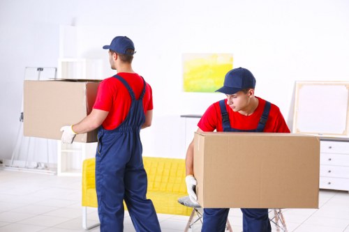 Commercial moving team planning an office relocation in Kingston Upon Thames