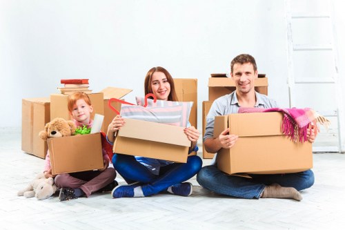 Removal team planning a local move in Kingston Upon Thames