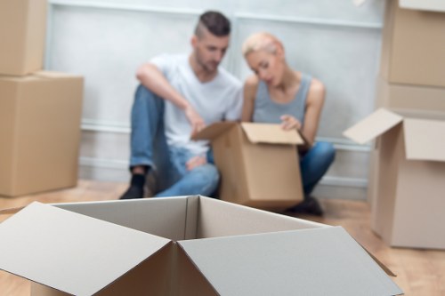 Removal team planning a house move in Kingston Upon Thames