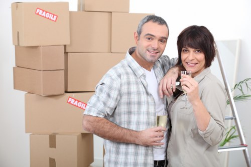 Household packing and furniture loading for a Kingston Upon Thames relocation